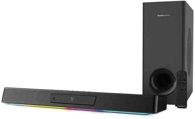 Колонки Bluetooth Creative Sound Blaster Katana V2,  2.1,  черный [51mf8380aa000]